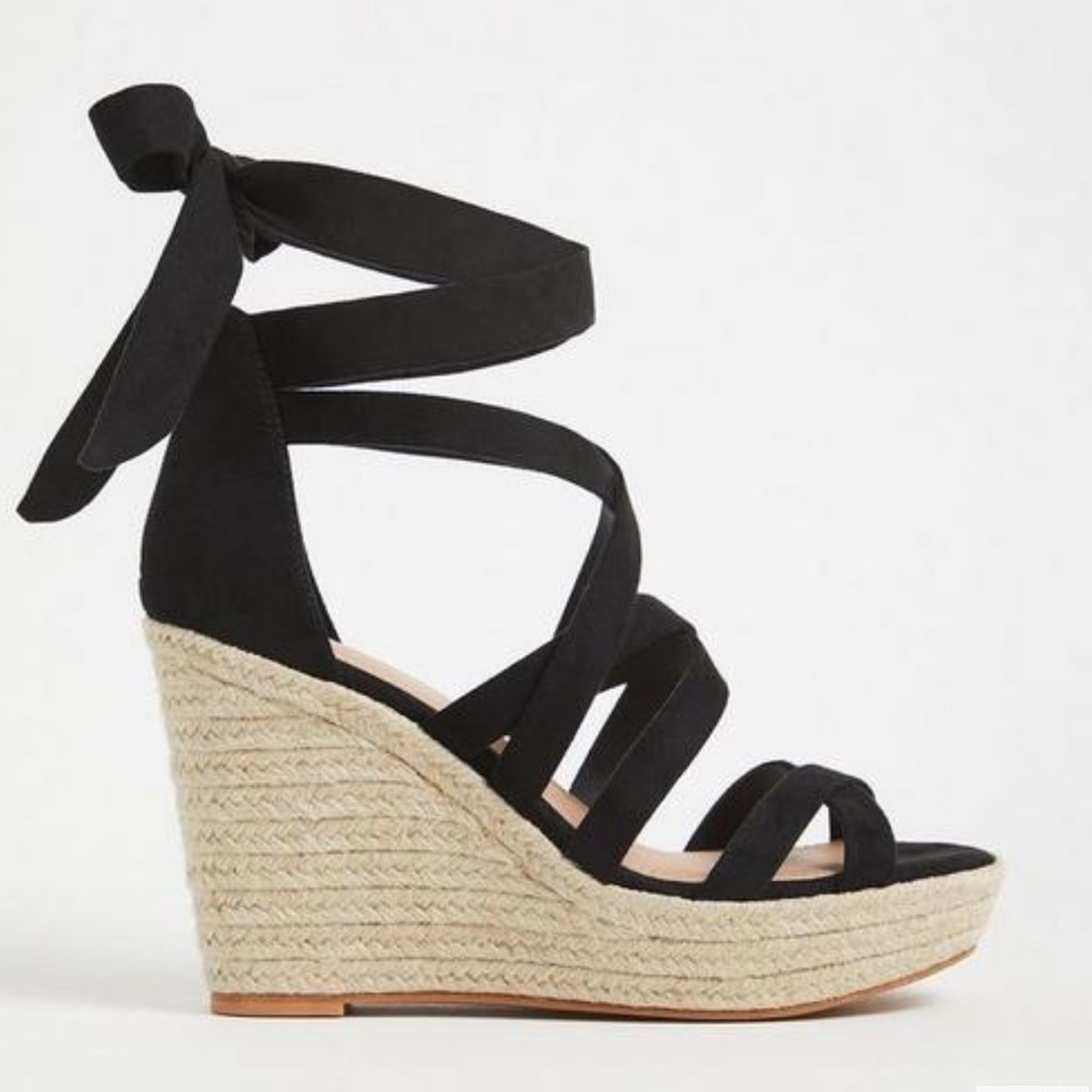 Ankle Wrap Platform Wedge (WW) New, No Tag